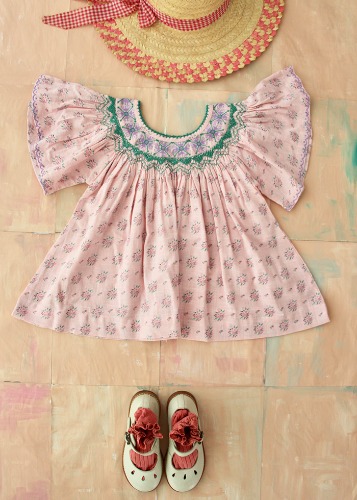 Bonjour Butterfly Blouse pink